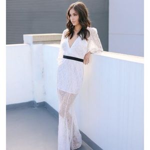 Layla lace maxi dress